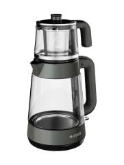 Arçelik CM 6964 G Gri 1900 W Cam Çay Makinesi