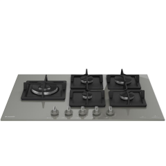 Arçelik OCD K 752-2 DWKYG Wok Gözlü Gri Cam Ankastre Ocak