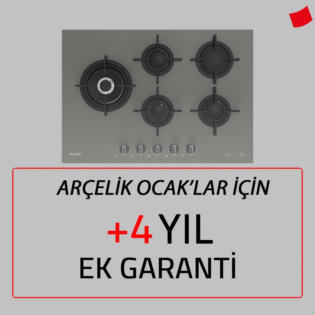 Arçelik Ek Garanti 0-6 Ay + 4 Yıl (Ocaklar için)