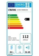 Altus Al 305 Be Tezgah Seviyesi Statik Buzdolabı