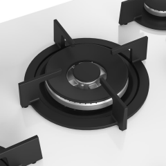 Arçelik OCD T 752-1 DWKB Wok Gözlü Beyaz Cam Ankastre Ocak