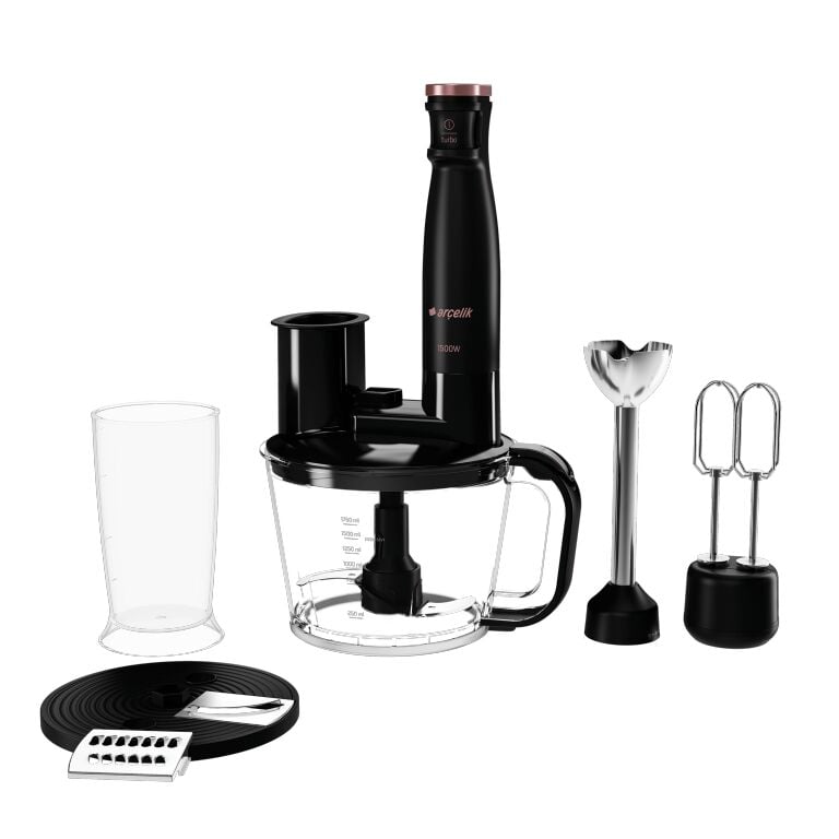 Arçelik RHB 6050 S Resital Siyah 1500 W Blender Seti