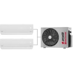 Arçelik Multi Sistem Duvar Tipi 2+1 Inverter 18+18 24000BTU Klima ZM24104