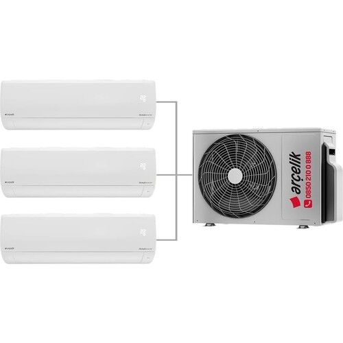 Arçelik Multi Sistem Duvar Tipi 3+1 İnverter 9+9+18 24000Btu Klima ZM24104-9918