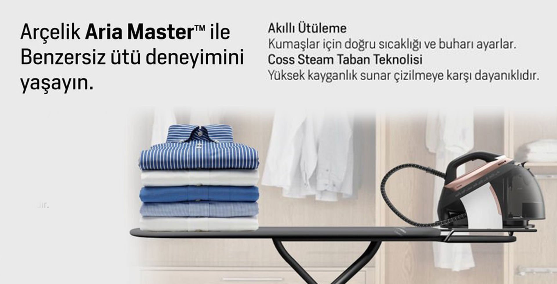 arçelik buhar kazanli utu